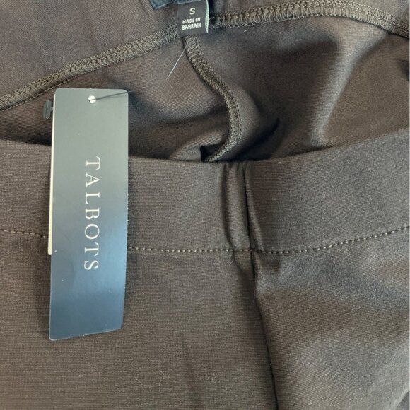 Talbots Womens Brown Slim Fit Stretch Pants Size S - New - Picture 3 of 6